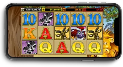 Mobile Experience – Mega Moolah Slot