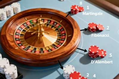 Roulette strategies for Australian players with betting chips and wheel