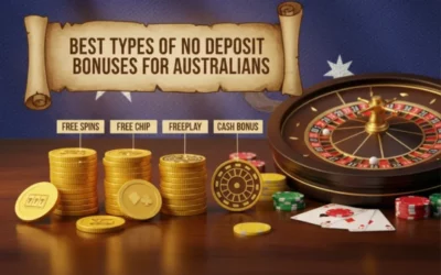 Popular no deposit bonus types in Australian online casinos