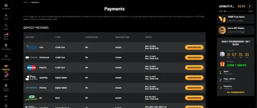 Staycasino Payment