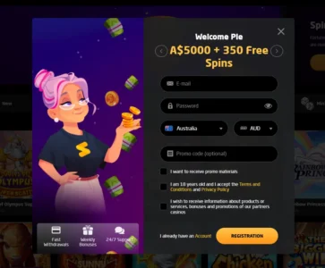 Step-by-step guide showing how Australian players can register at StayCasino mobile casino