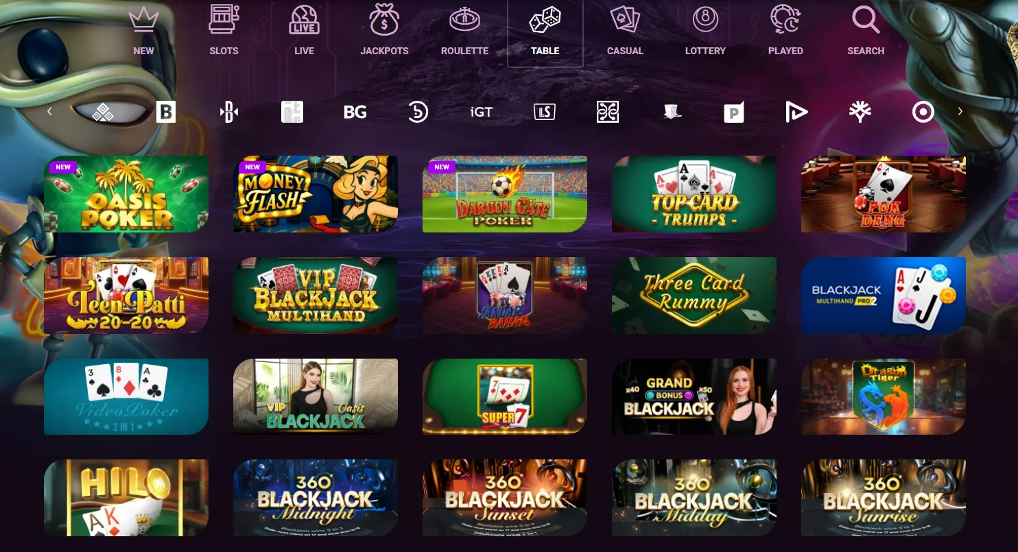 Live and classic casino games at Ricky Casino for Australian players – roulette, blackjack, baccarat, and keno.