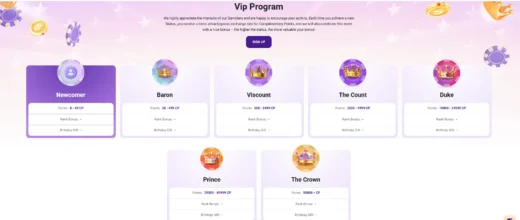CrownSlots Vip Program