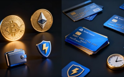 Comparison of crypto casinos and traditional online casinos in Australia, highlighting faster payments, privacy, and crypto use versus bank payments and ID checks.