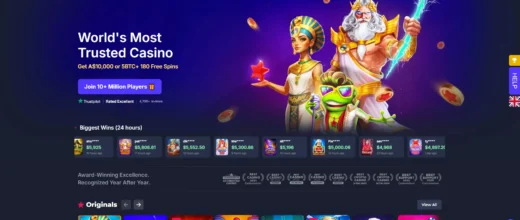 Bitstarz Casino Main Lobby