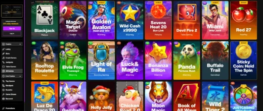JustCasino Crypto All Games