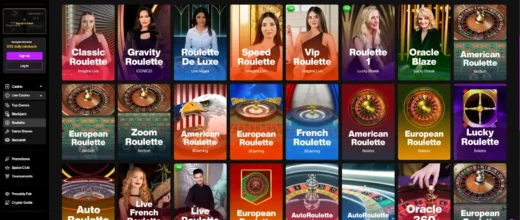 JustCasino Crypto Roulette