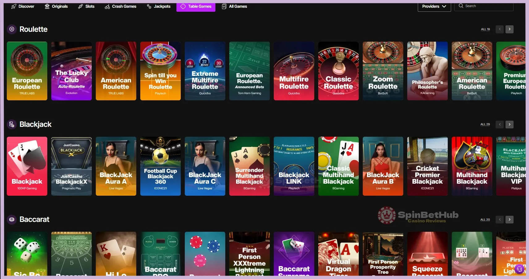 Australian players enjoying JustCasino live dealer and table games with crypto